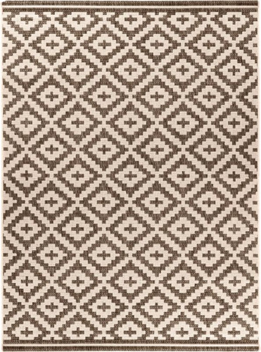 Rug Flox 150 x 200 cm, patterned/beige