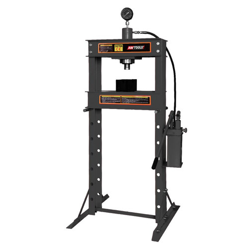 AW Hydraulic Pneumatic Workshop Press w/ Pressure Gauge 30t