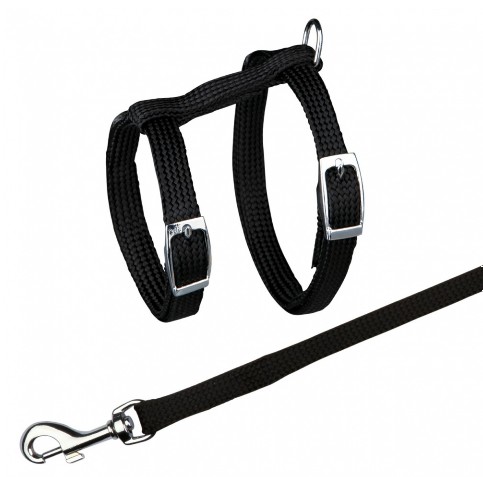 Trixie Cat Harness with Leash 22–42cm / 10 mm, assorted colours