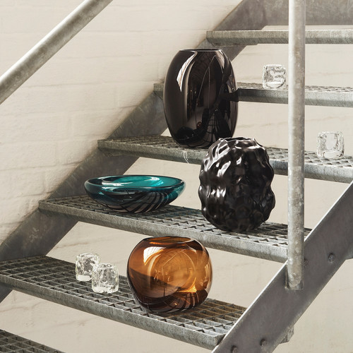 STOCKHOLM 2025 Bowl, dark blue-turquoise, 34 cm