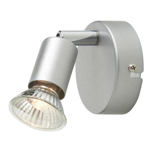 Spotlight 1 x 50W GU10, metal, silver