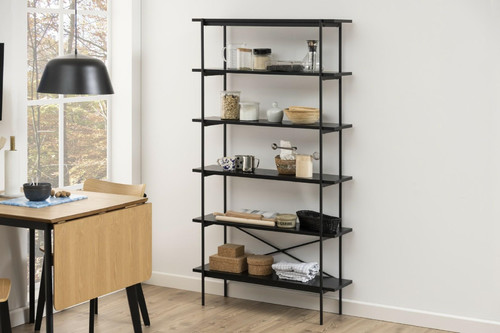 Shelving Unit Angus, black