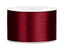 Satin Ribbon 25m 38mm, burgundy