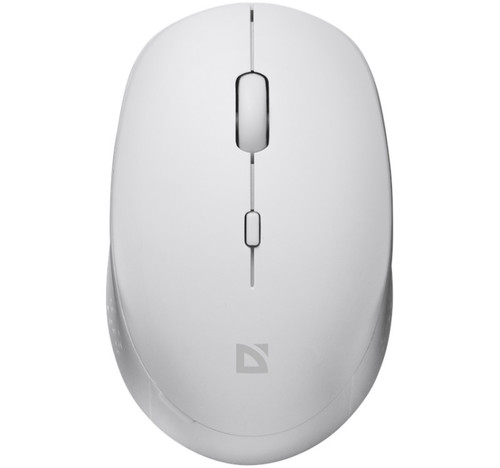 Defender Optical Wireless Mouse Silent Click Auris MB-027, white