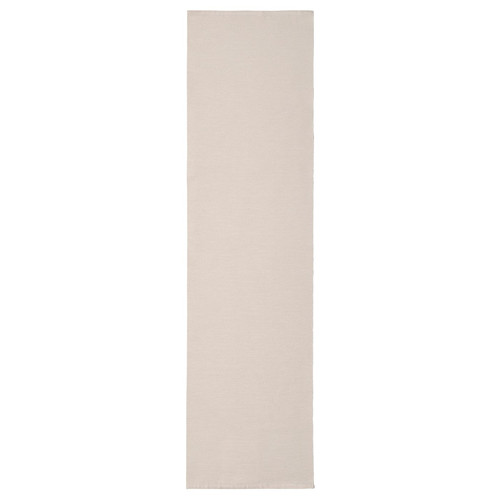 SVARTSENAP Table-runner, natural, 35x130 cm