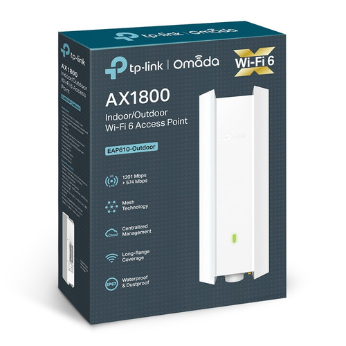 TP-Link AX1800 Indoor/Outdoor WiFi 6 Access Point EAP610-Outdoor