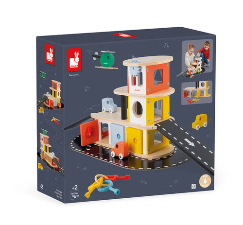 Janod Wooden Garage 2+