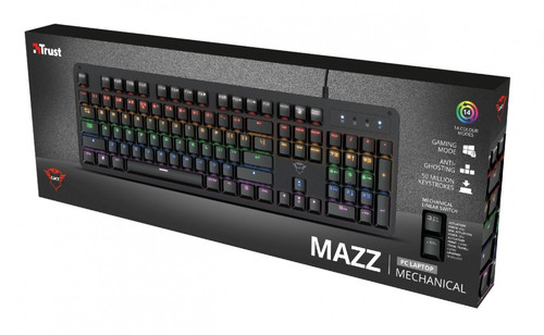 Trust Wired Mechanical Keyboard GXT 863 Mazz US