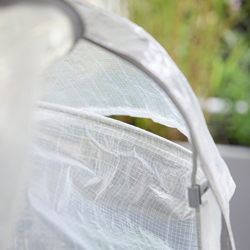 ASPAREN Plant set, outdoor grey/transparent white, 89x38x91 cm