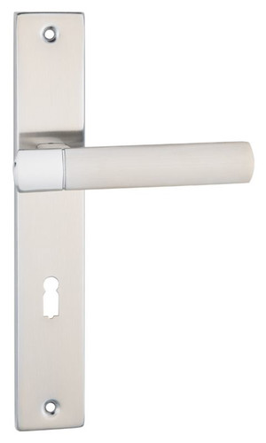 Door Handle Gold 72mm , satin nickel/chrome