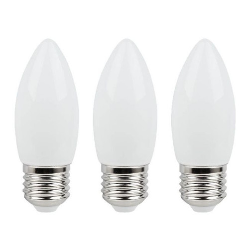 Diall LED Bulb Filament C35 E27 470 lm 4000 K 3-pack