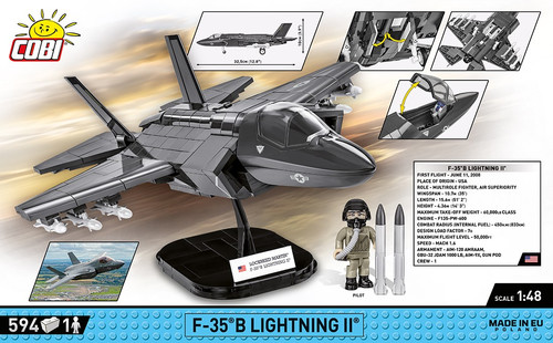 Cobi Blocks Armed Forces F-35B Lightning II 594pcs 8+