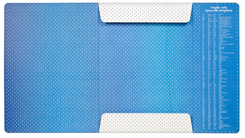 Folder with Elastic Band A4, dots