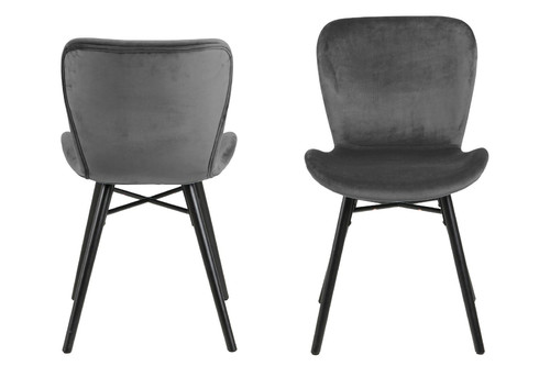 Chair Batilda VIC, dark grey