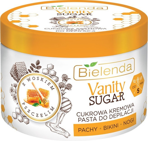 Bielenda Vanity Sugar Hair Removal Paste Armpits, Bikini, Legs 100g