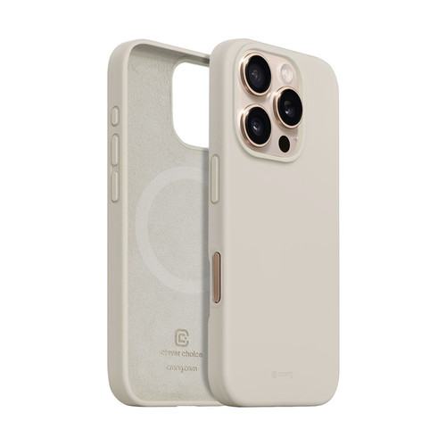 CRONG Phone Case iPhone 16 Pro MagSafe Color Cover, beige