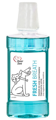 Over Zoo Fresh Breath Oral Hygiene Water Additive for Cats & Dogs 250ml