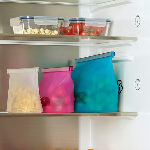 FILFISK 3-piece resealable bag set, multicolour, 1.0/1.2/2.5 l