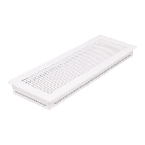 Fireplace Air Vent Grille 17 x 49 cm, white