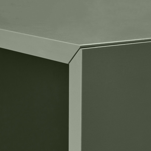 EKET Wall-mounted cabinet combination, multicolour/white, 175x35x210 cm