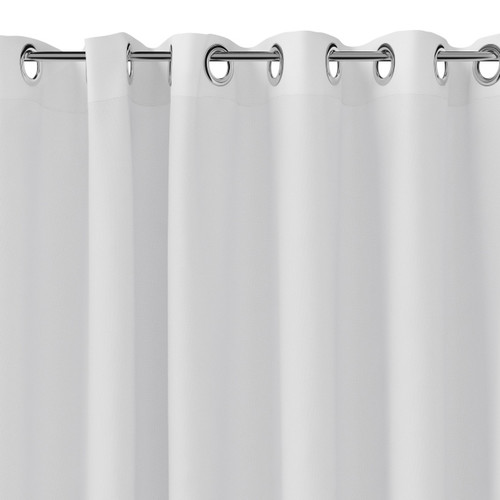 GoodHome Shower Curtain Graphane 180 x 200 cm, white