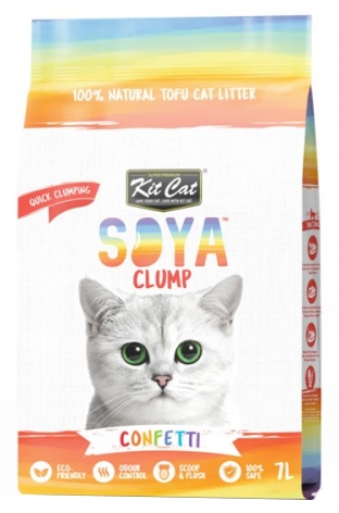 Kit Cat Cat Litter 100% Natural Biodegradable ECO Soya Clump Confetti 7L
