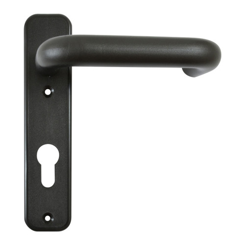 Door Handle 72 mm, black, indoor/outdoor