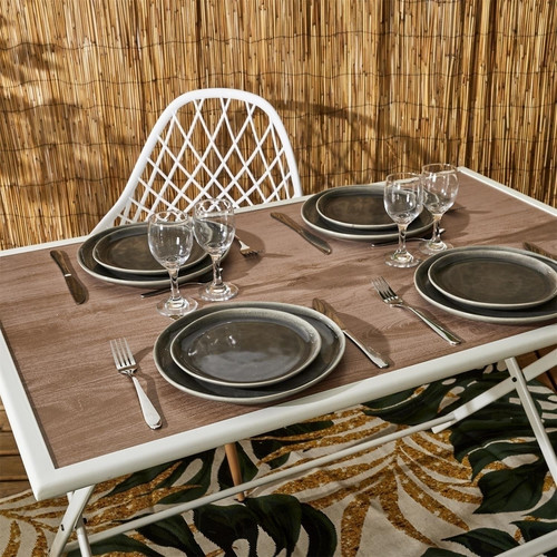 Foldable Outdoor Dining Table for 6 Persons 110x70