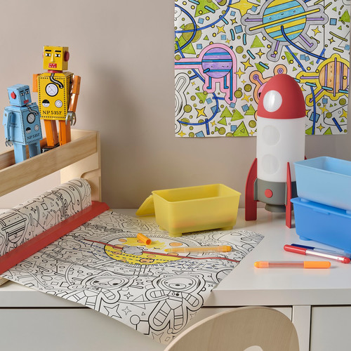 AFTONSPARV LED table lamp, rocket/multicolour