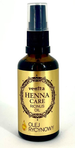 VENITA Henna Care Castor Oil 100% with Henna Extract 50ml