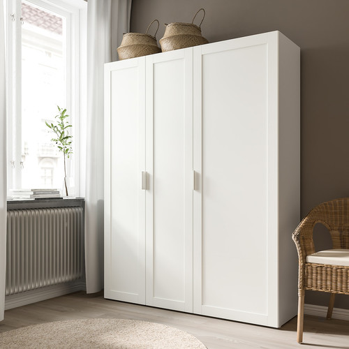 SANNIDAL Door, white, 40x180 cm