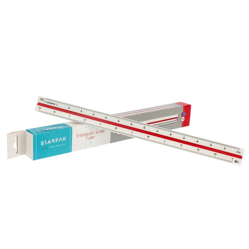 Starpak Triangular Scale Ruler