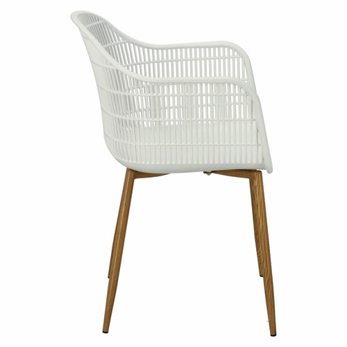 Chair Becker, white/natural