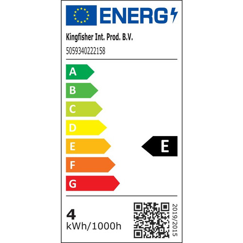 Diall LED Bulb GU10 345lm 4000K 36D, 3 pack