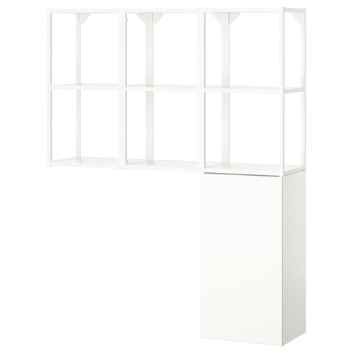 ENHET Storage combination, white, 120x32x150 cm