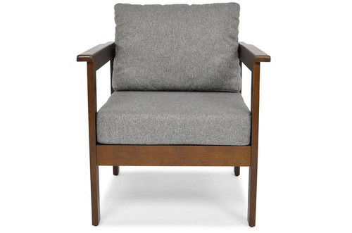 Outdoor Armchair BELLA, brown/graphite