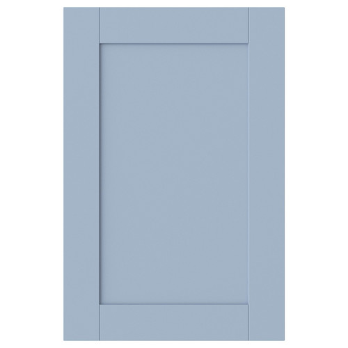 SANNIDAL Door with hinges, blue, 40x60 cm