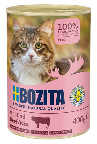 Bozita Cat Food with Beef 410g