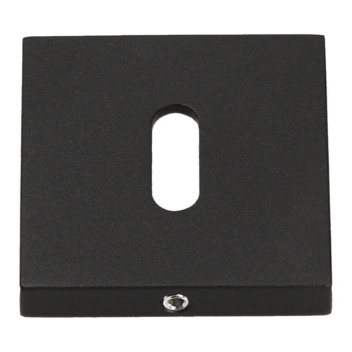 Gamet Door Escutcheon Organic, lower, square, black