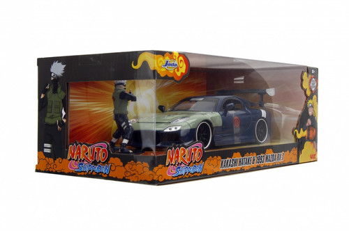 Jada Toys Naruto Mazda RX-7 1993 & Kakashi Hatake 3+