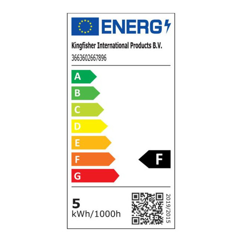 Diall LED Bulb B35 E14 4W 470lm, frosted, neutral white