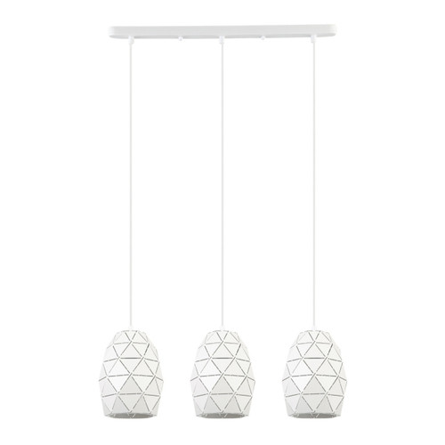 Pendant Lamp Harley 3 x 60W E27, white