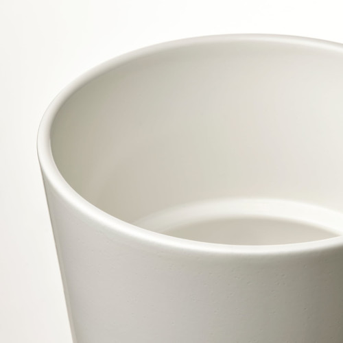 SOJABÖNA Plant pot, white, 9 cm