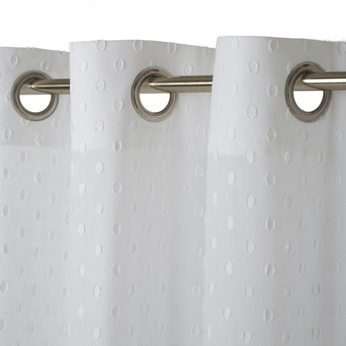 Curtain GoodHome Bisho 140x260cm, white