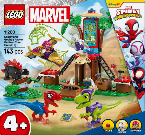 LEGO Marvel SPIDEY Spidey's and Gobby's Raptor Battle at Tree House 4+