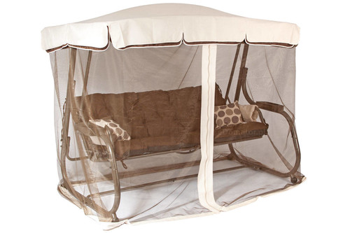 Mosquito Net for Garden Swing,  brown