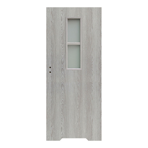 Internal Door, Undercut, Olga 70, right, grey oak