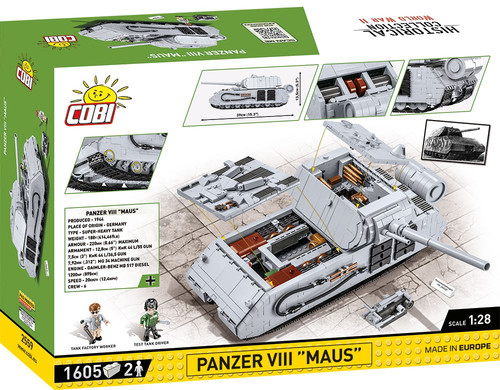 Cobi Blocks Panzer VIII Maus 1675pcs 10+