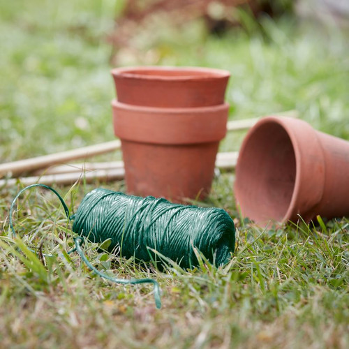 Verve Jute Twine 100m, green