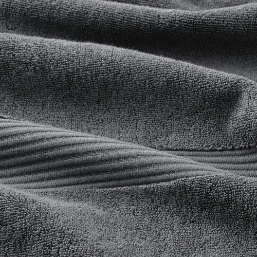 FREDRIKSJÖN Hand towel, dark grey, 50x100 cm